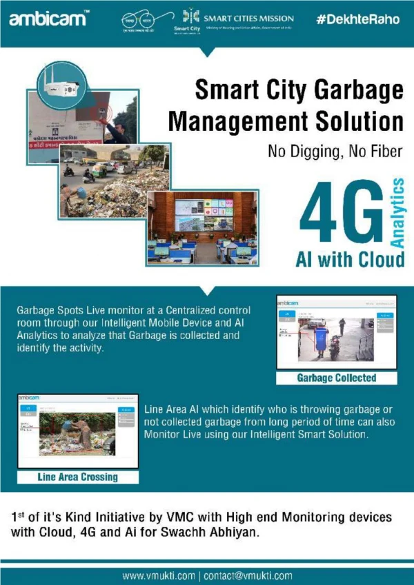 Smart Garbage Collection Monitoring using Cloud CCTV 4G Camera