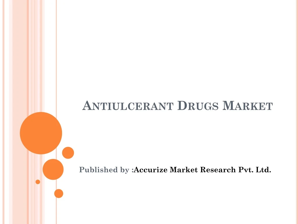 antiulcerant drugs market