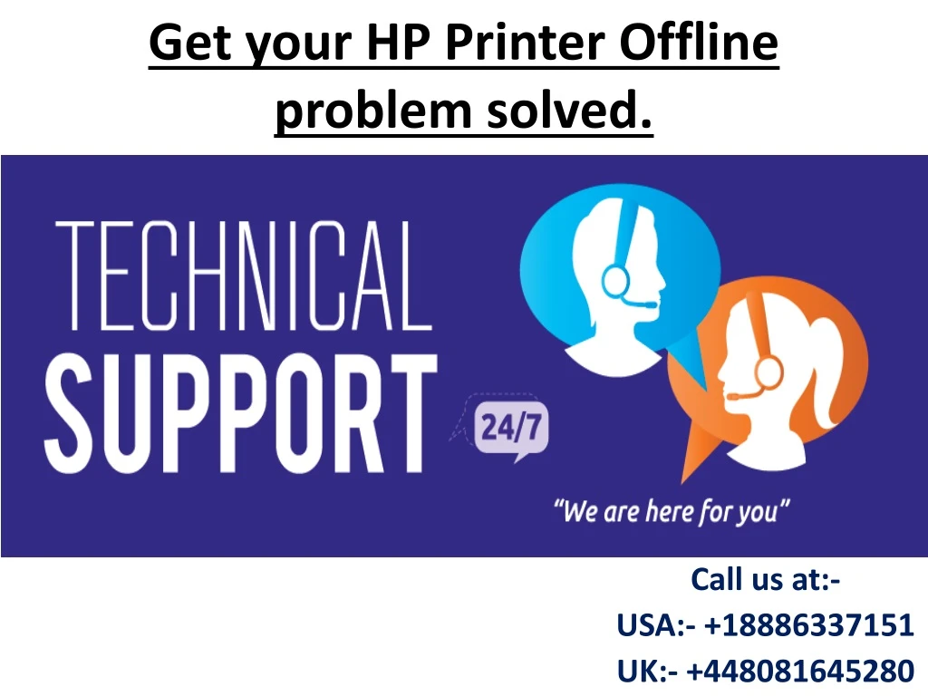 get your hp printer offline problem solved