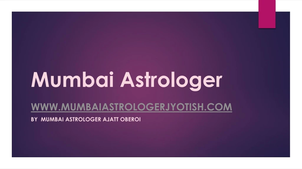mumbai astrologer