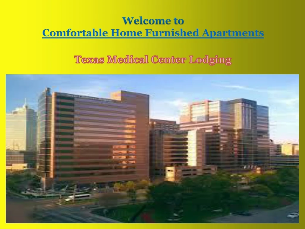 welcome to comfortable home furnished apartments