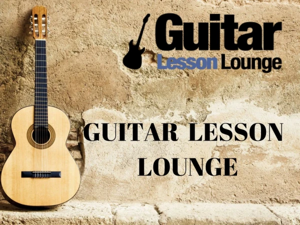 Guitar lesson lounge