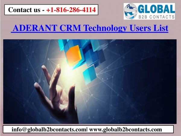 aderant crm technology users list