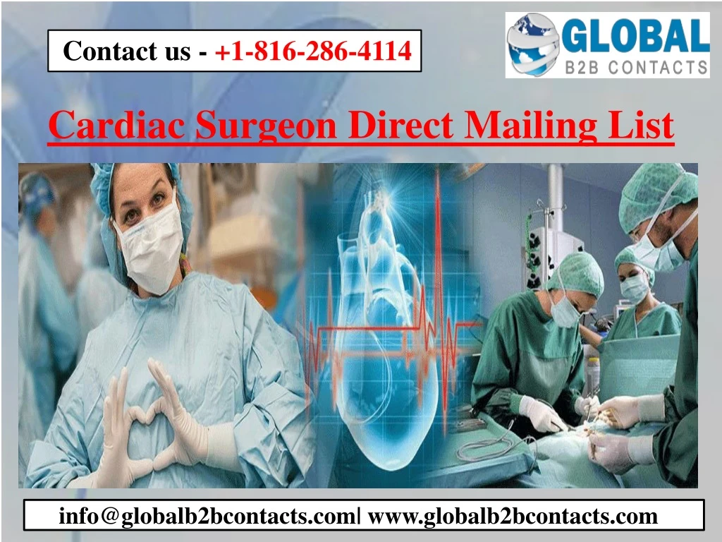 cardiac surgeon direct mailing list