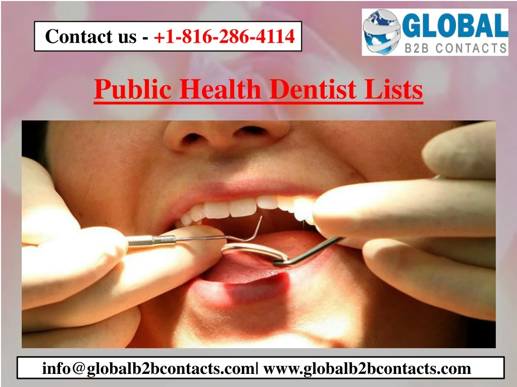 public health dentist lists