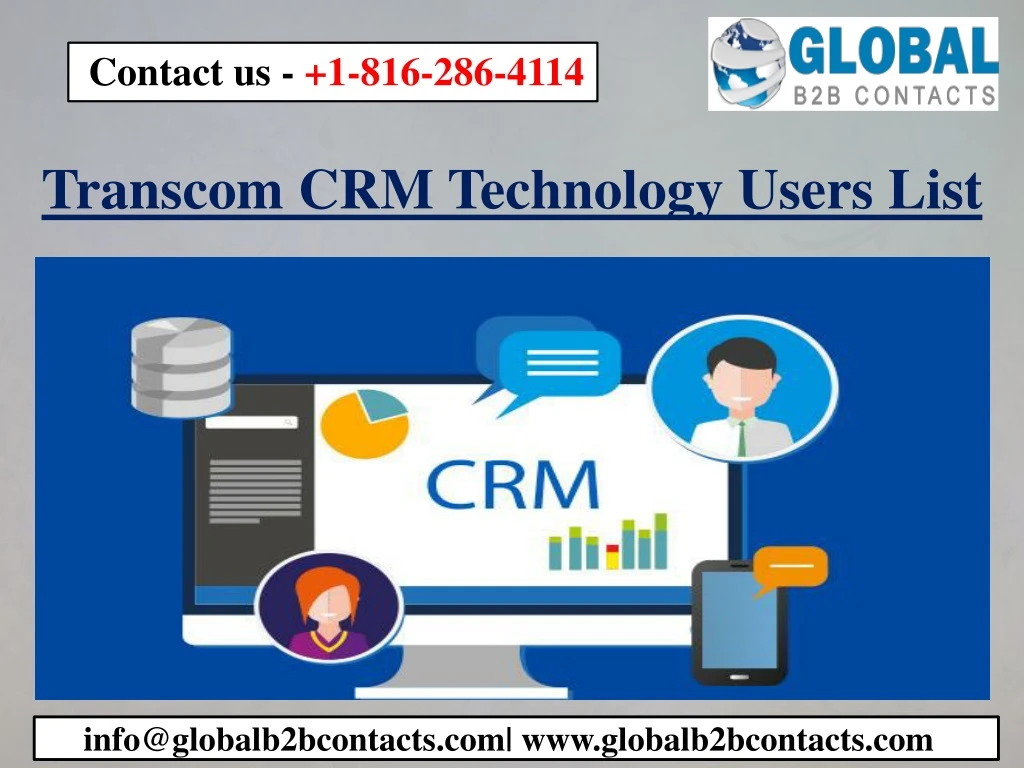 transcom crm technology users list