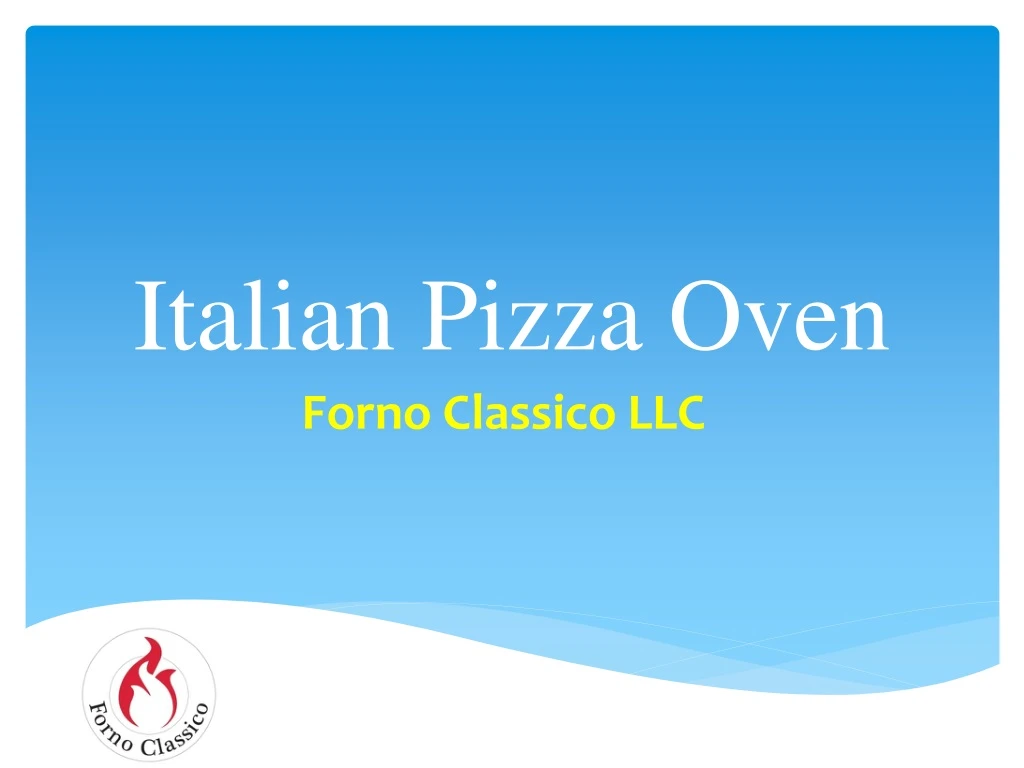 italian pizza oven