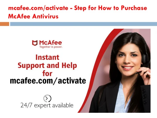 mcafee.com/activate - Step for How to Purchase McAfee Antivirus