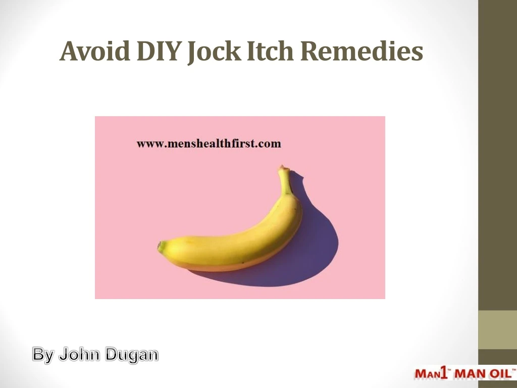 avoid diy jock itch remedies