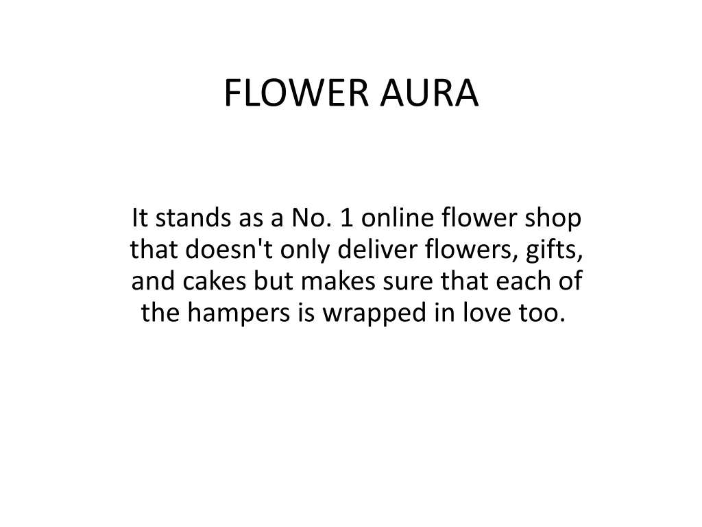 flower aura