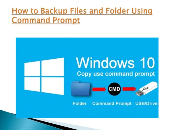 How to Backup Files and Folder Using Command Prompt