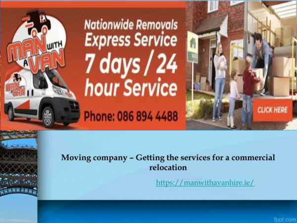Moving company – Getting the services for a commercial relocation