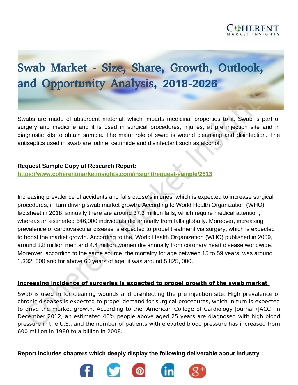 swab market size share growth outlook swab market