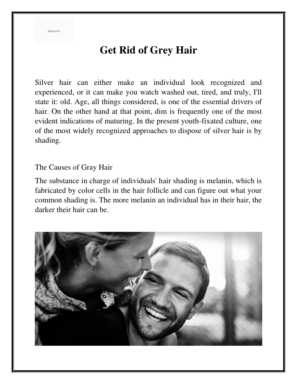 get rid of grey hair