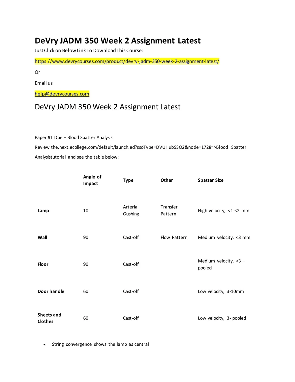 devry jadm 350 week 2 assignment latest just