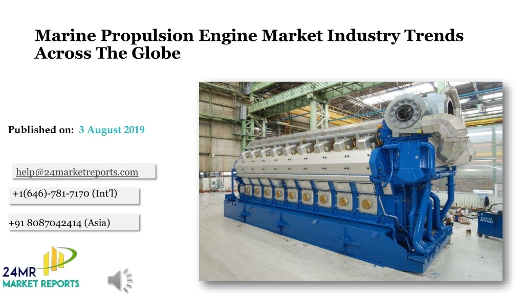 marine propulsion engine market industry trends across the globe