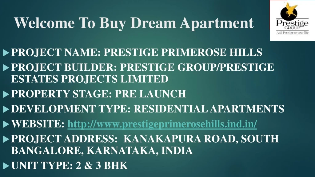 welcome to buy dream apartment