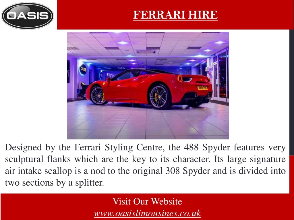 ferrari hire