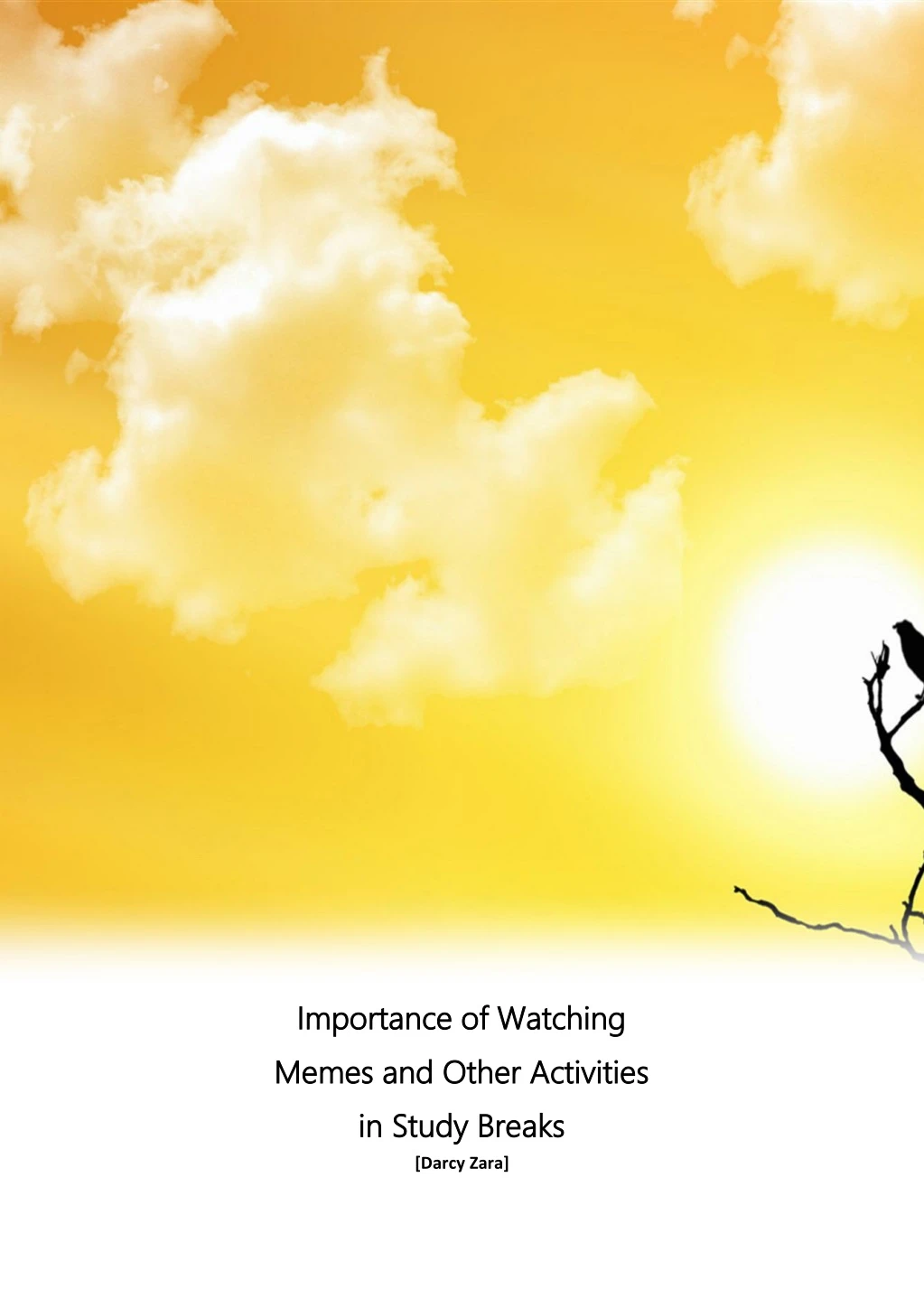 importance of watching importance of watching