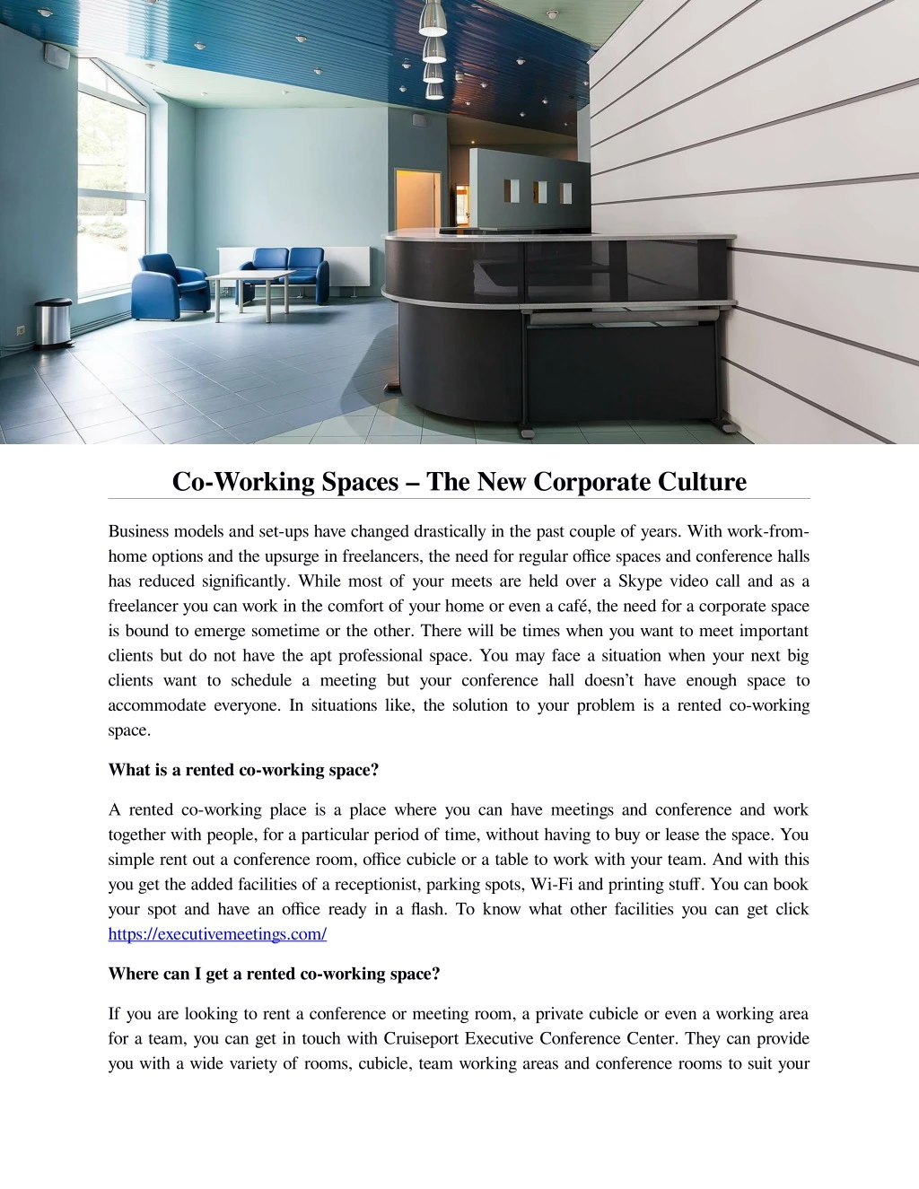 co working spaces the new corporate culture