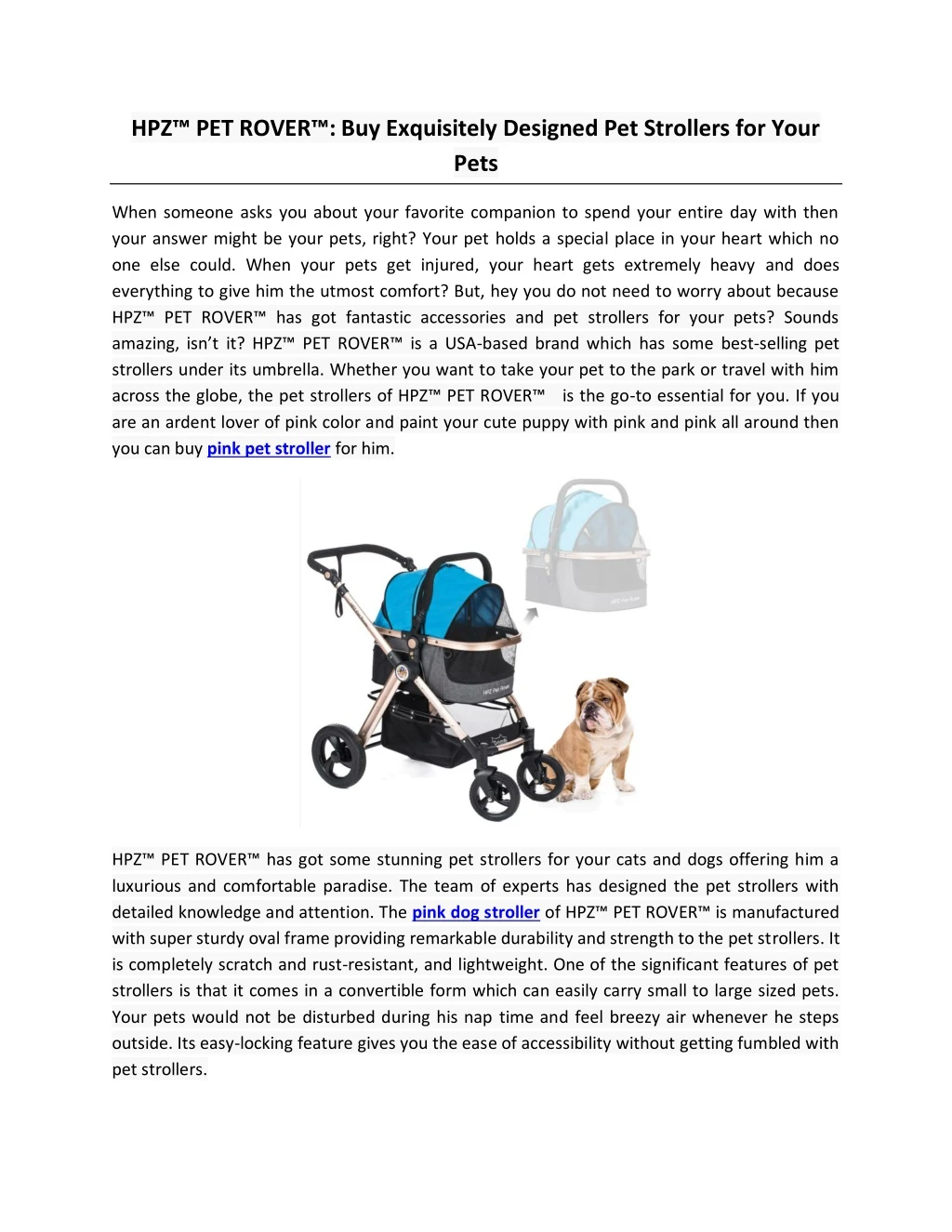 hpz pet rover buy exquisitely designed