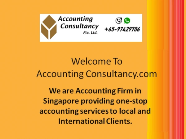 Outsourced accounting services singapore