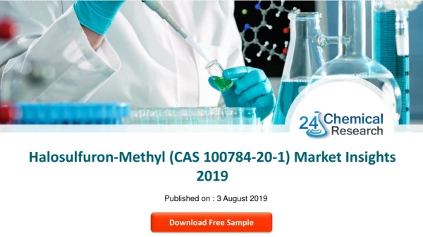 Halosulfuron-Methyl (CAS 100784-20-1) Market Insights 2019