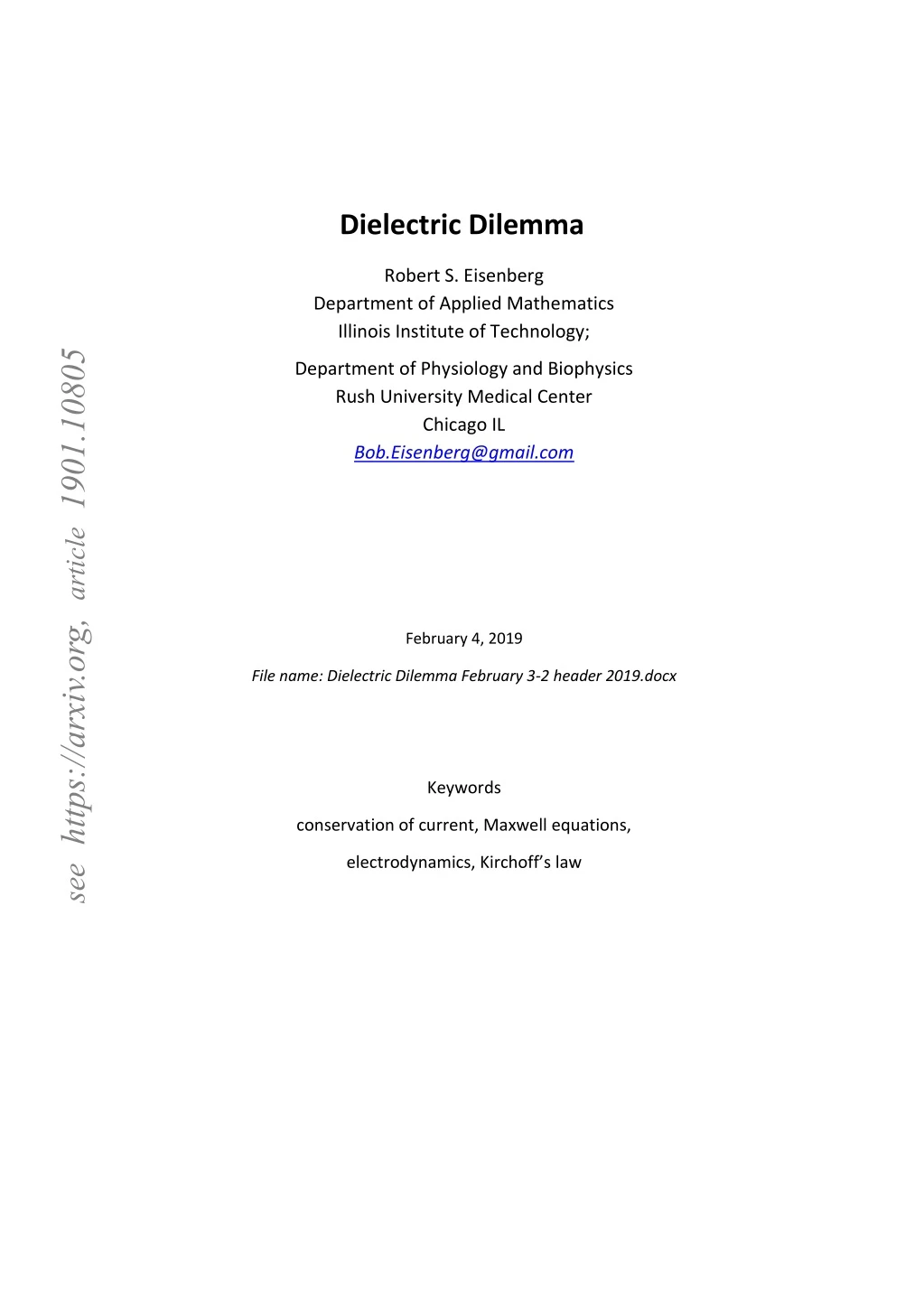 dielectric dilemma