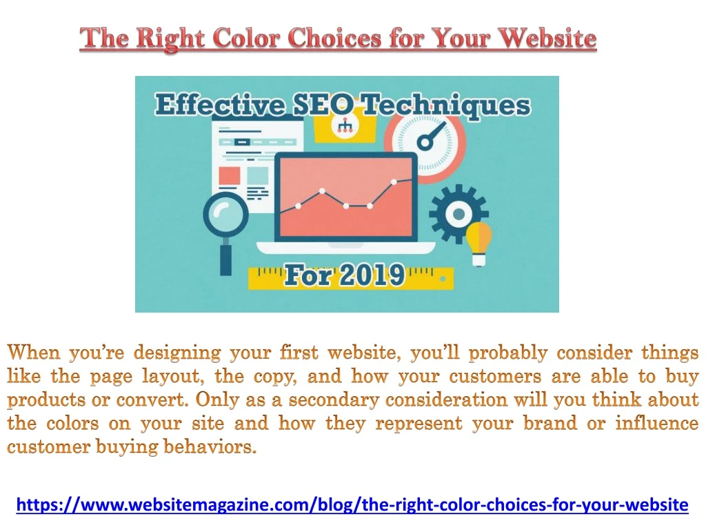 the right color choices for your website