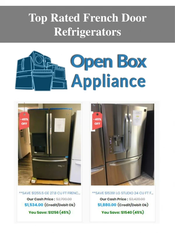 Top Rated French Door Refrigerators