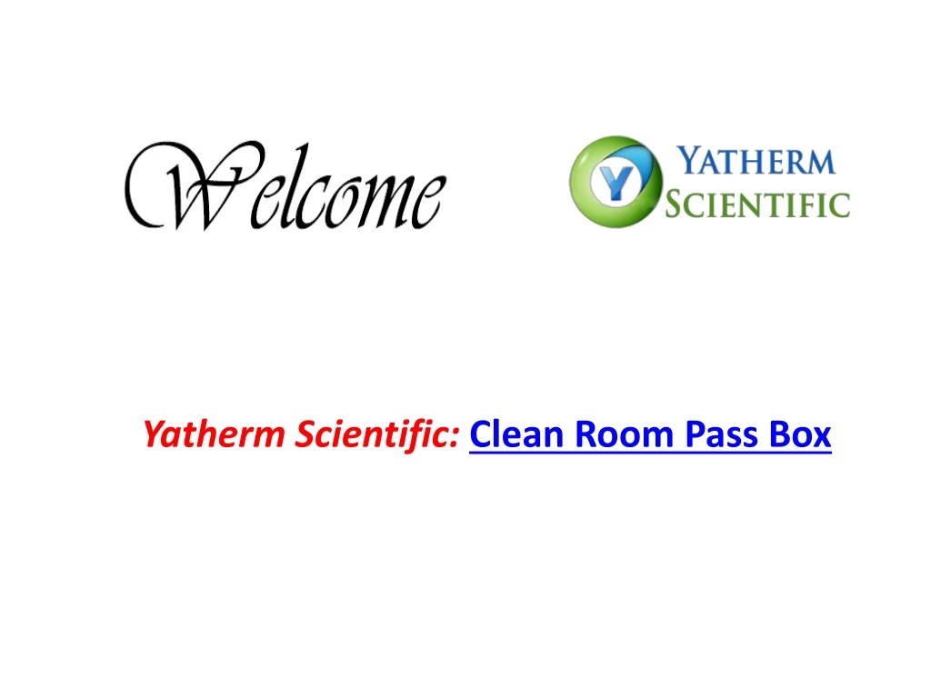 yatherm scientific clean room pass box