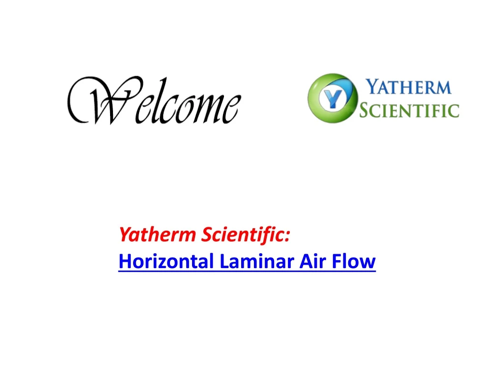 yatherm scientific horizontal laminar air flow