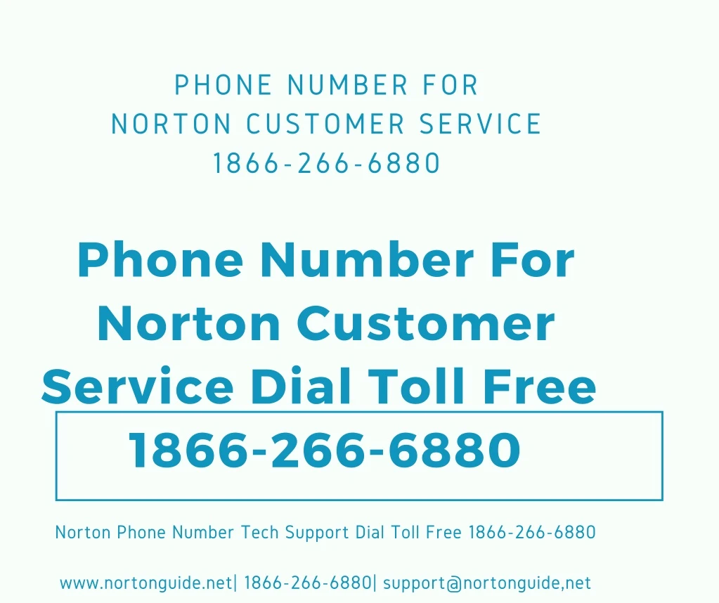 phone number for norton customer service 1866