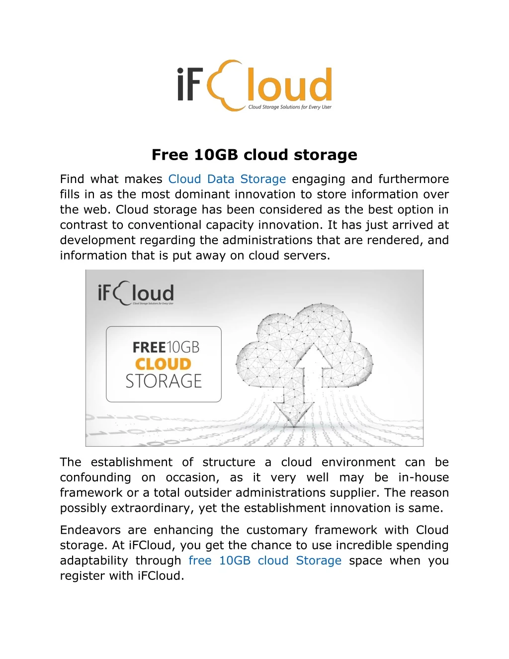 free 10gb cloud storage