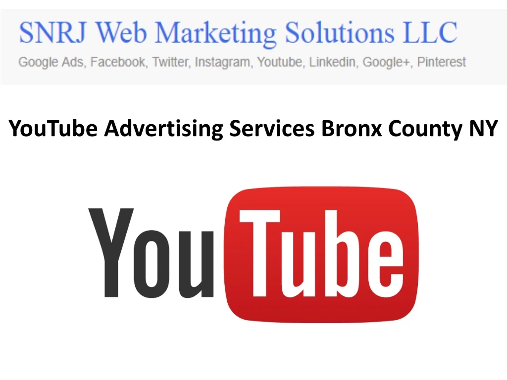 youtube advertising services bronx county ny