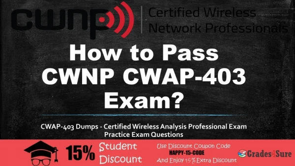 CWAP (Wi-Fi Analysis) CWAP-403 Question Answers Dumps