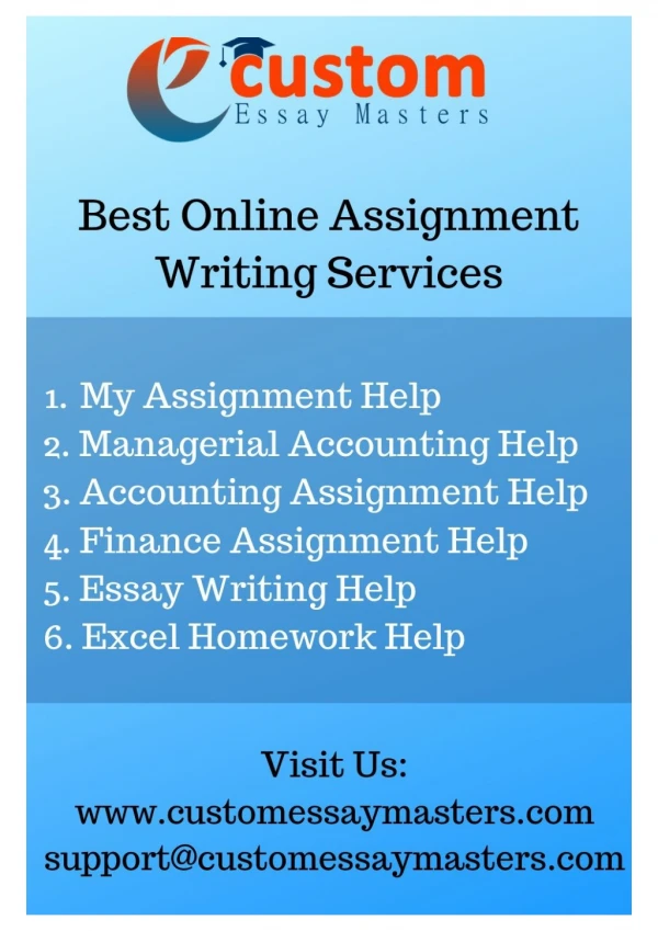 Best Online Assignment Help in USA, UK and Australia | Infographic