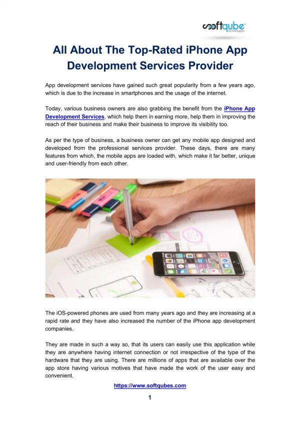 all about the top rated iphone app development