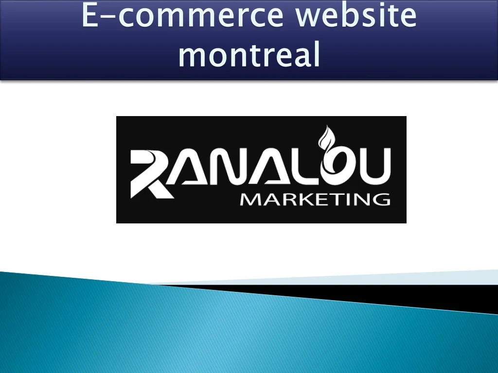 e commerce website montreal