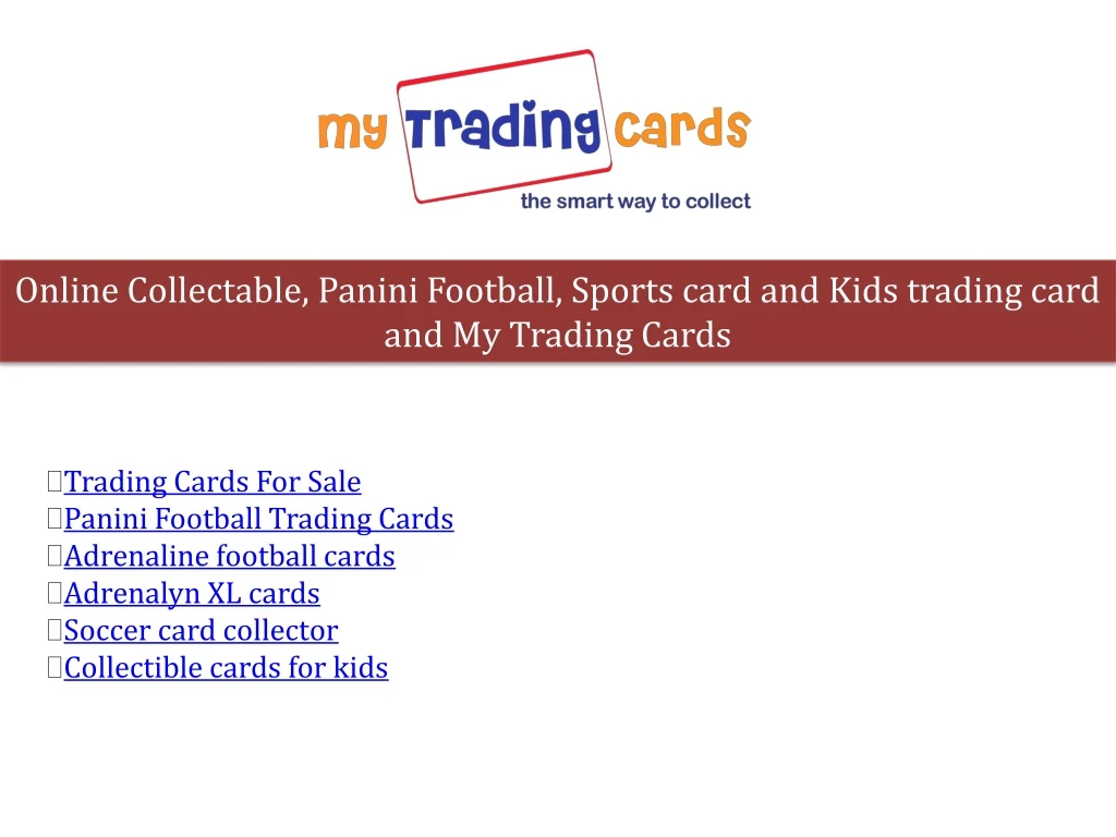 online collectable panini football sports card
