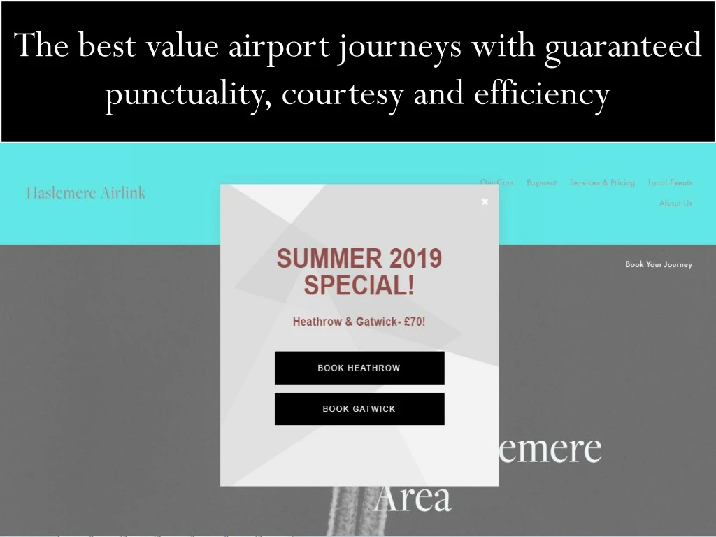 the best value airport journeys with guaranteed punctuality courtesy and efficiency