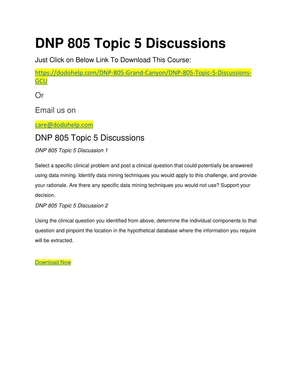 dnp 805 topic 5 discussions
