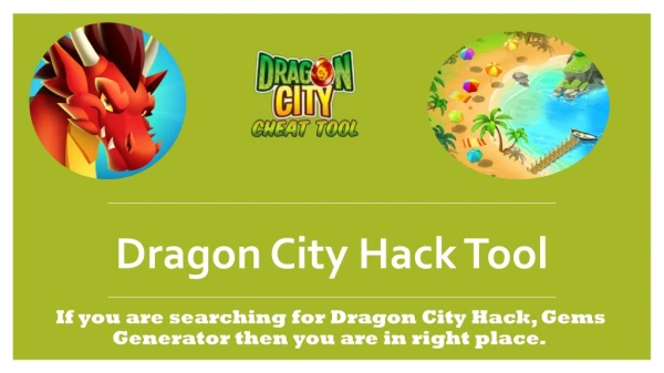 Dragon City Hack Tool