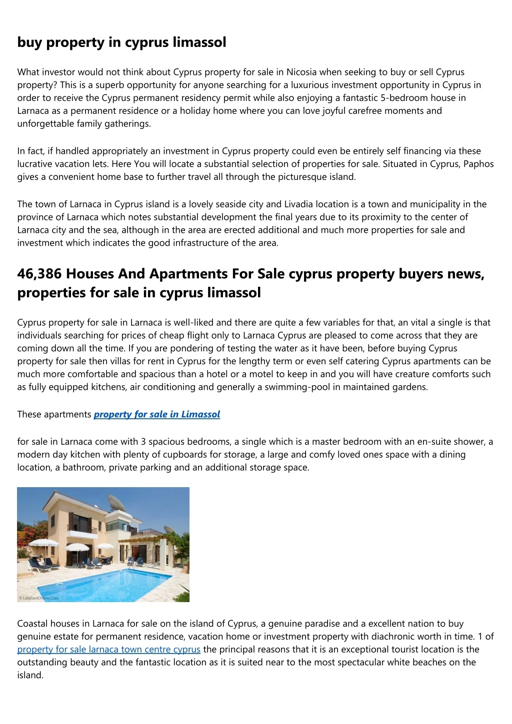 buy property in cyprus limassol
