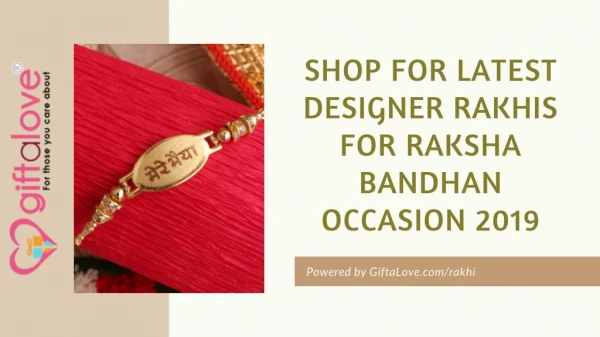 Top Rakhis of Latest Designs for Raksha Bandhan Occasion