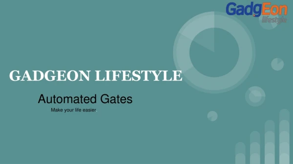 Home automation- Automated Gate