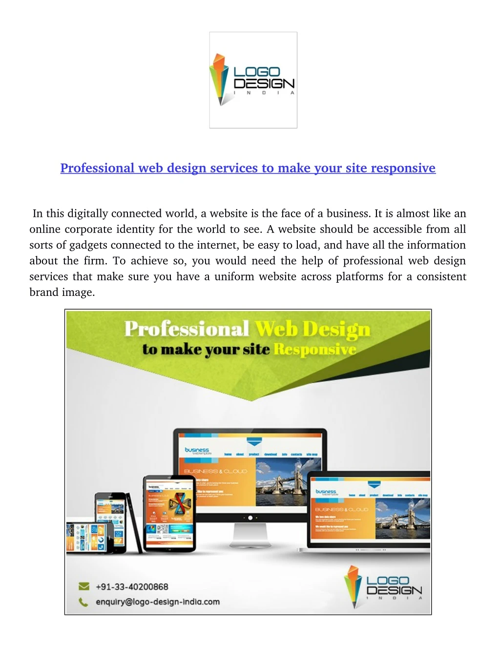 professional web design services to make your