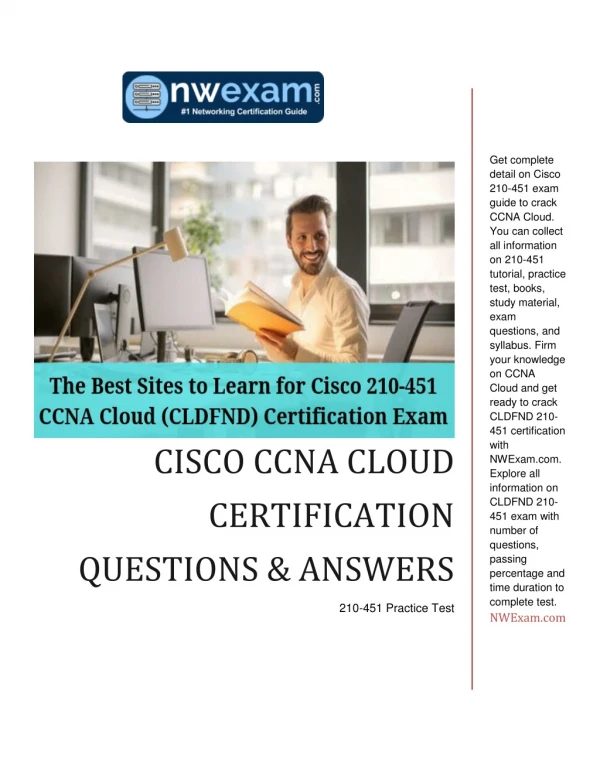 get complete detail on cisco 210 451 exam guide