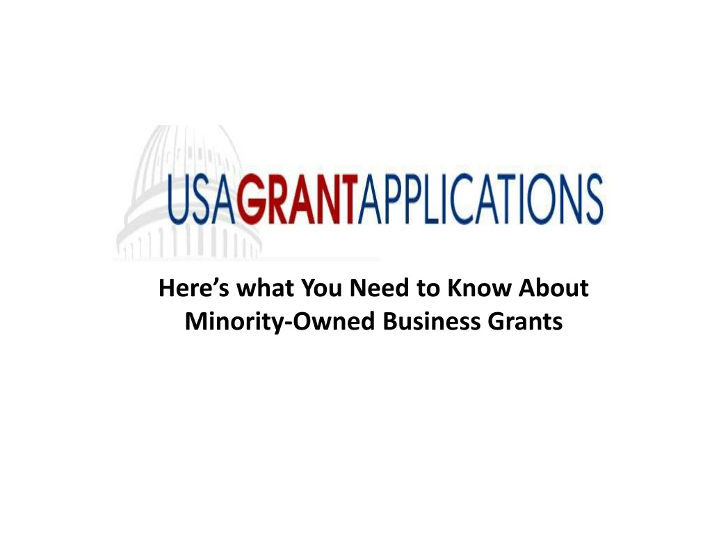 here s what you need to know about minority o wned business grants