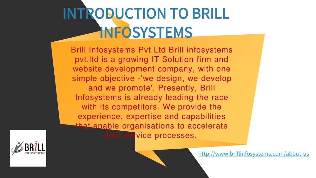 introduction to brill infosystems